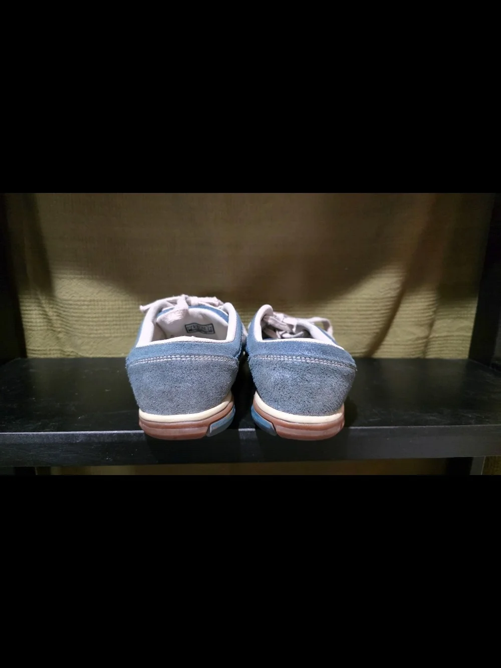 Keen Light Blue Canvas Sandal-Style Sneakers with Brown Soles